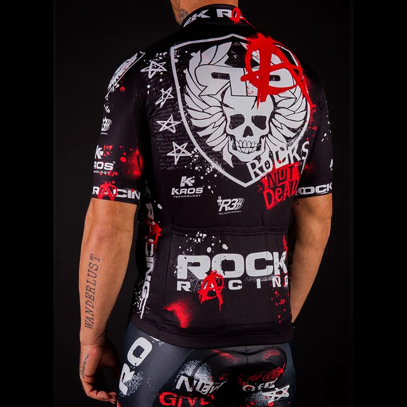 برو الدراجات الملابس مجموعة 2018 فريق Racing Rock قصيرة الأكمام دراجة جيرسي + تنفس السراويل كيت مايوه Ciclismo الدراجات ارتداء برو الدراجات الملابس مجموعة 2018 فريق Racing Rock قصيرة الأكمام دراجة جيرسي + تنفس السراويل كيت مايوه Ciclismo الدراجات ارتداء