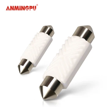 

ANMINGPU 2x High Power Signal Lamp C5W Led 31mm 36mm 39mm 42mm Festoon 2835SMD C10W Led CANBUS Interior Dome Lamp Reading Light