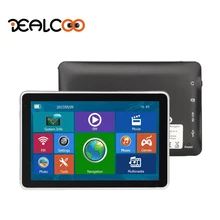 Dealcoo 5 inch Car GPS Navigation Sat Nav WinCE6.0 128M/8G FM Transmitter Russia/Europe/South American Map Upgrade Truck GPS