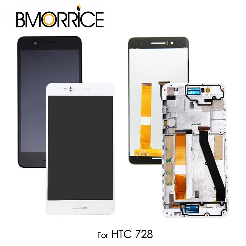 Original LCD Display For HTC Desire 728 728G Touch Screen Digitizer Assembly With Frame Replacement Repair Parts 5.5'' | Мобильные