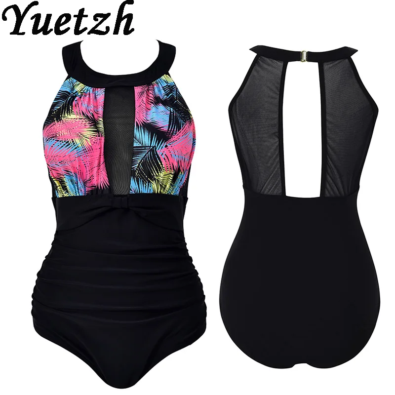 Цельный купальник женский купальник цельный плюс размер купальный костюм русская одежда для плавания пляжная одежда купальный костюм больших размеров