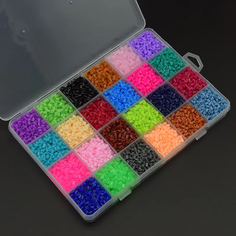 13000шт Hama Beads Набор 24 Цвета 2.6мм Perler DIY 3D Пазлы Tangram Головоломки Настольные Игры Дети