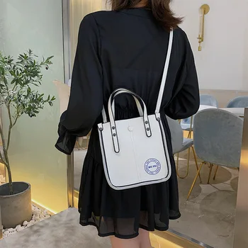 

European Style Fashion Tote Bag Large Capacity Women Handbags 2019 New Quality PU Leather Shoulder Messenger Bags bolsas