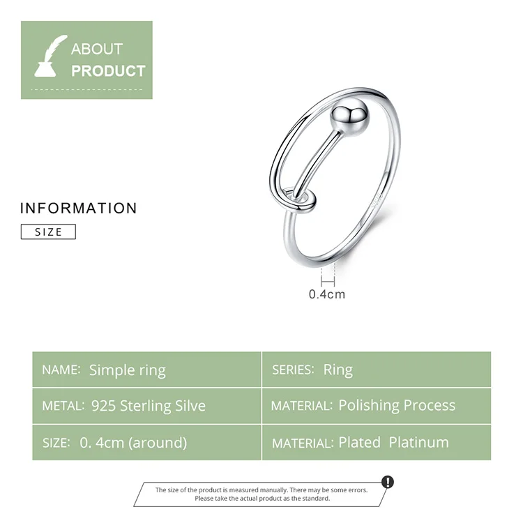 WOSTU кольцо в минималистическом стиле, серебро 925 пробы, регулируемый размер, кольцо для женщин, обручальное, роскошное ювелирное изделие FIR520