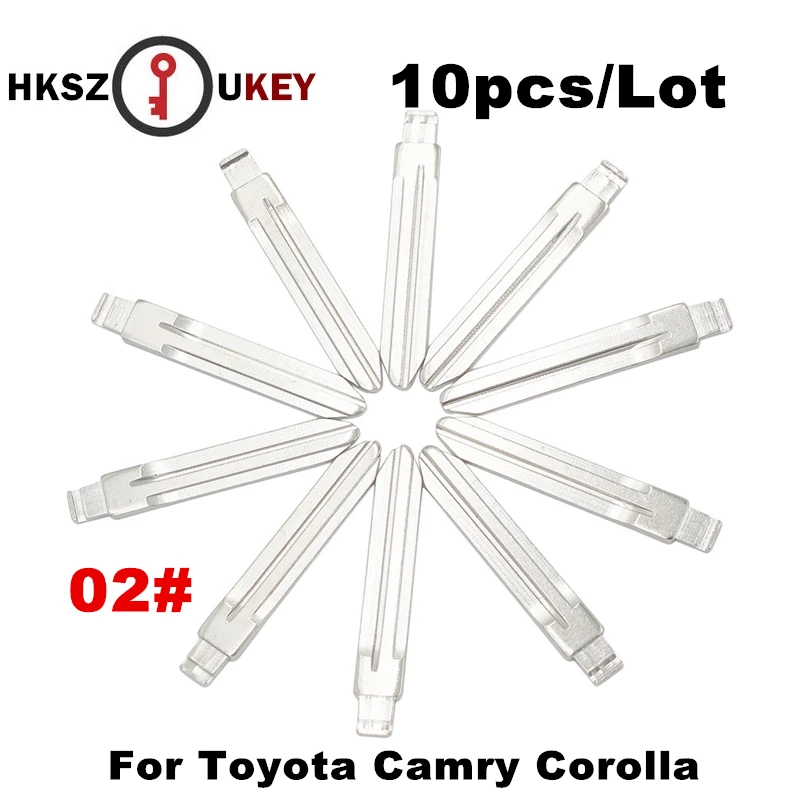 HKSZUKEY 10 шт./лот KEYDIY Универсальные пульты Flip Blade 02 # Toy43FH для Pontiac Scion Toyota camry corola