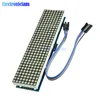 MAX7219 LED microcontrôleur 4 en 1 affichage avec 5P ligne matrice de points Module 5V tension de fonctionnement pour Arduino 8x8 matrice de points commune ► Photo 3/6