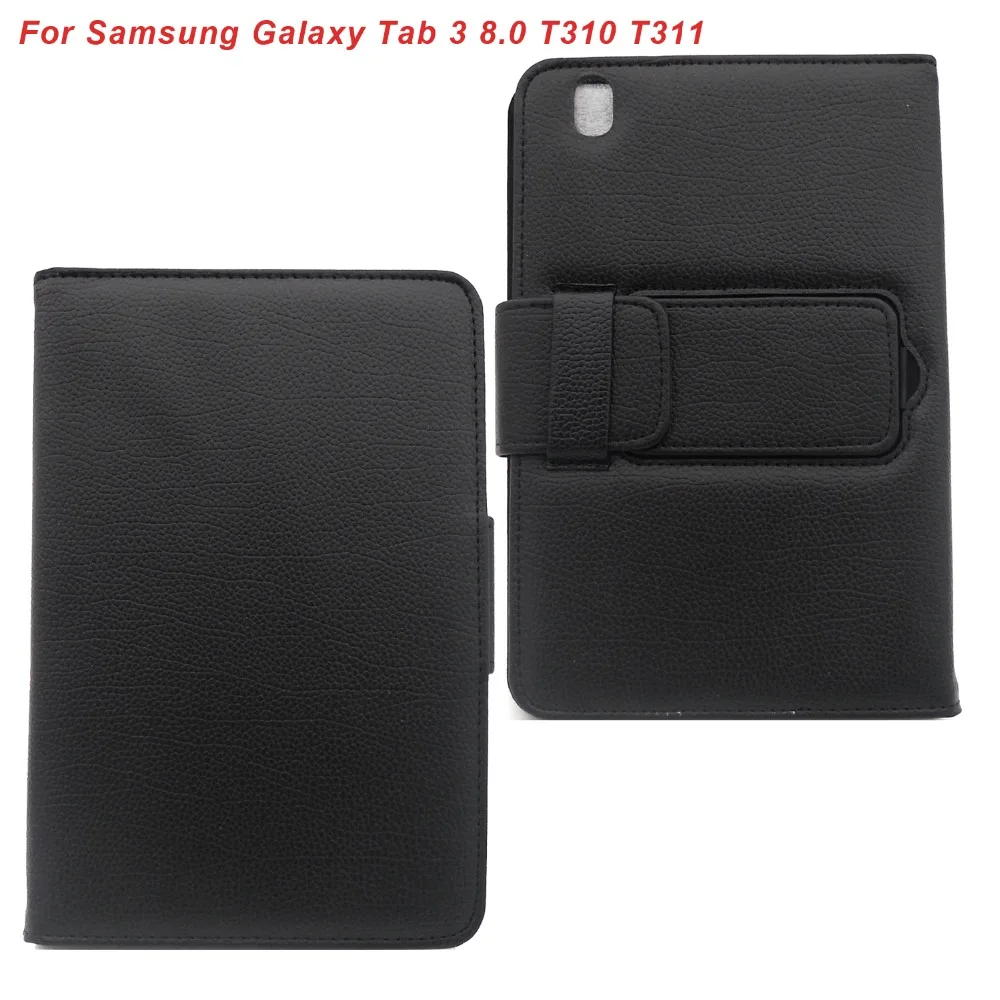 

New For Samsung Galaxy Tab 3 8.0 T310 T311 T3100 T3110 SM-T310 SM-T311 Tab3 8" Tablet Case Folding Stand Flip PU Leather Cover