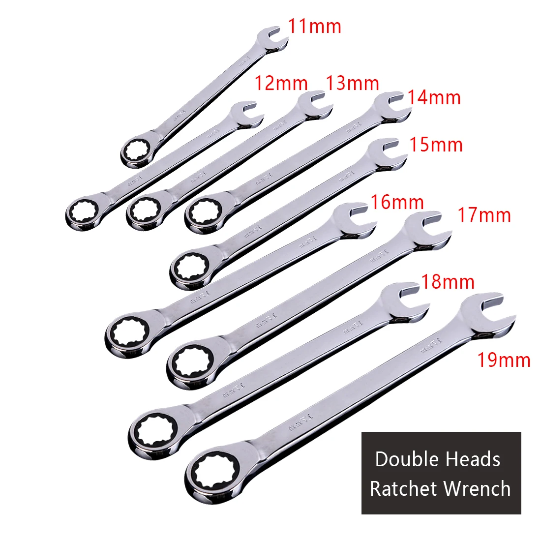

Good Quality Combination Wrench Combination Spanner 6-19MM Chrome Plated Metric Size for Auto Repairing Tools