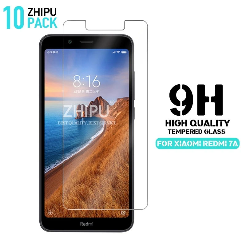 

10 Pcs Tempered Glass For Xiaomi Redmi 7A Glass Screen Protector 2.5D 9H Tempered Glass For Xiaomi Redmi 7A Protective Film