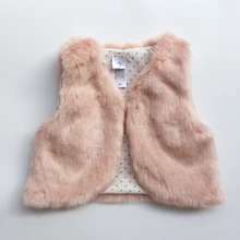 2017 Autumn Winter font b Baby b font Sleeveless Faux Fur Vest font b Baby b
