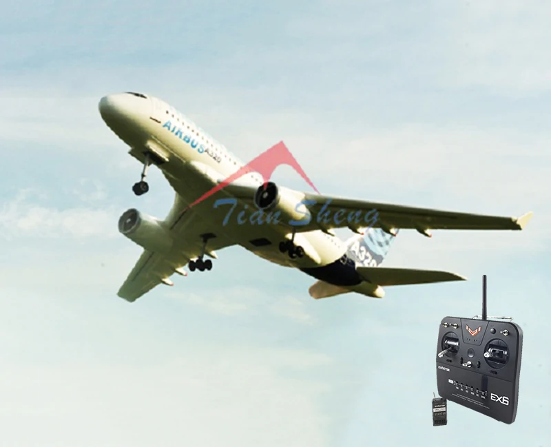 

TSRC EPO 70MM EDF A320 RC RTF Plane Model W/ Brushless Motor Servo ESC Battery TS-TS831A320-RTF