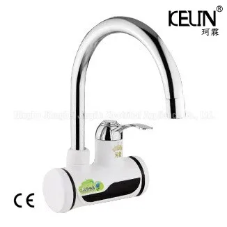 

Electric Hot Tankless Water Heater with LED Digital Display Electric Water Faucet Mixer Kitchen Water Heater Wall Mounted