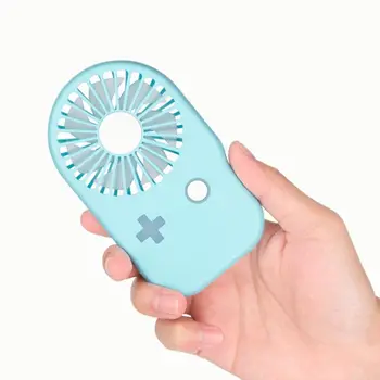 

Mini Portable Handheld USB Rechargeable Fan Game Console Shape Summer Air Conditioner Cooling Fan with Lanyard for Outdoor Trave