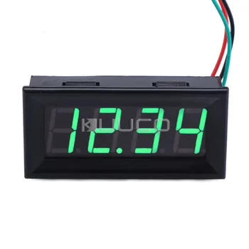 

5 PCS/LOT Digital Voltmeter DC 0~33V Green Led Display Digital Meter/Monitor/Tester for Motor/Motorcycle/Car/Battery etc