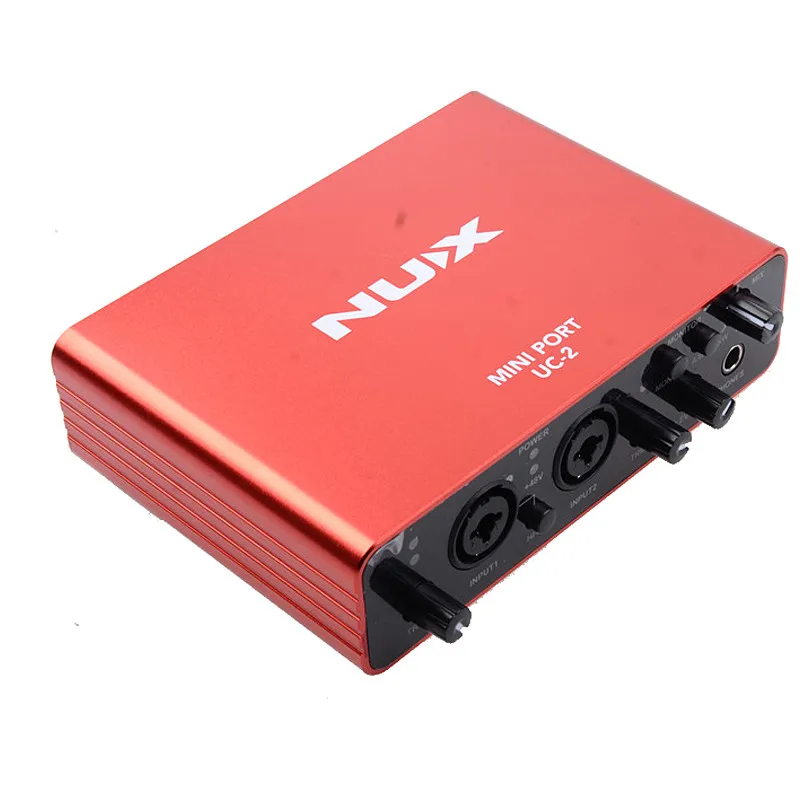 Nux UC 2 мини порт USB аудио гитарный интерфейс/бас или другие музыкальные