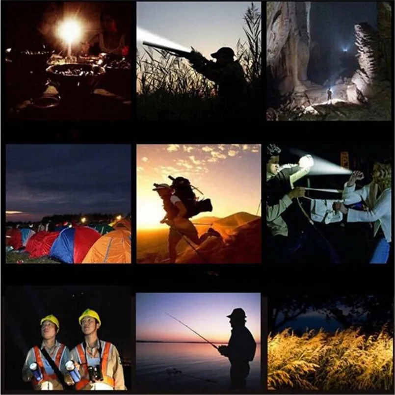 Best Sky Wolf Eye Mini  3000 Lumens 3 Modes  XML XPE LED 18650 Flashlight  Bicycle  Front Hand Torch  Lamp Powerful 7