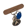 Wooden Key Holder Wall Key Storage Organizer Strong Magnetic Key Rack Hanger Key Ring Hooks Clerk Housekeeper on the Wall 5