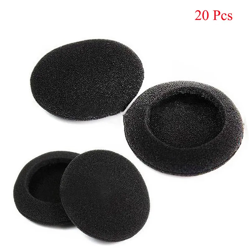 

20 Pcs/Set Soft High Quality Form Ear Pads 50 mm Replacement Headphone Sponge Earpads Covers For MP3 MP4 Free Shipping