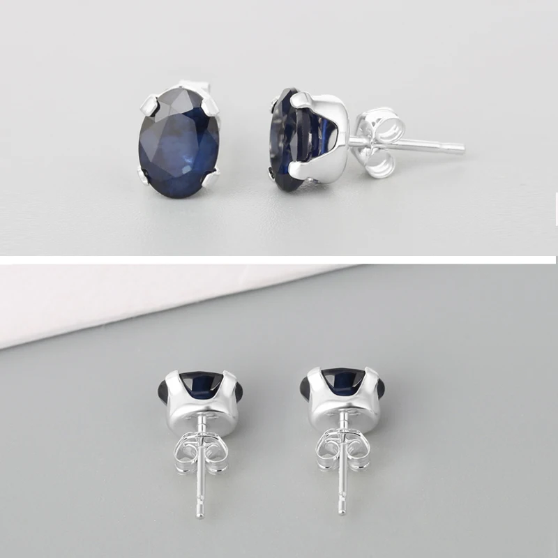 GemStoneKing Твердое Серебро 925 пробы набор украшений для женщин 3 88 Ct Овальный
