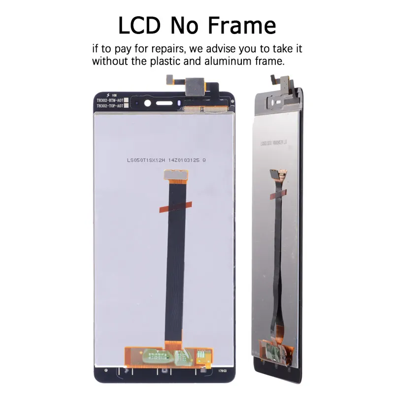 Дисплей для Xiaomi Mi 4S LCD в сборе с тачскрином Оригинал 5.0'' черный белый