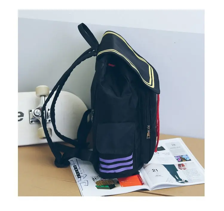 Аниме Японский убийца класс сумка на плечо для женщин мужчин прохладный шнурок большой емкости рюкзак для ноутбука школьный