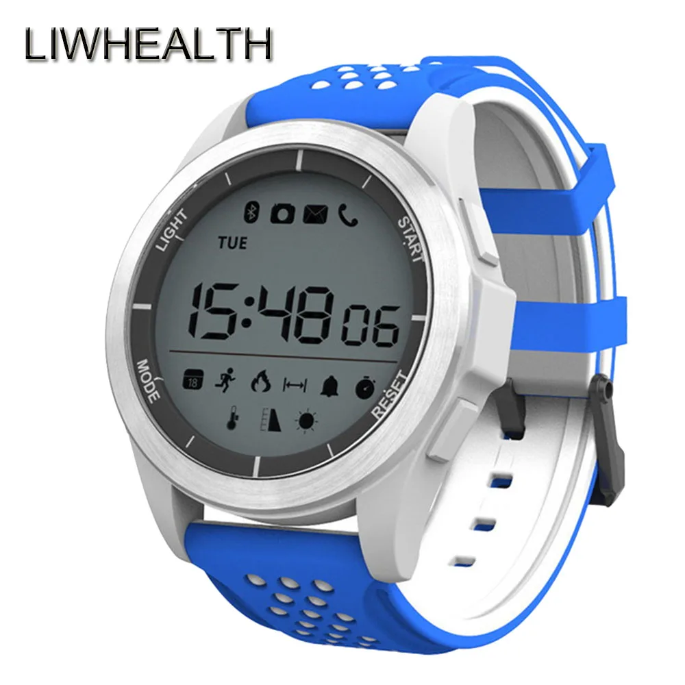 Colorful Strap IP68 Waterproof 360 Smart Watch Swim/Dive Pedometer Alarm Clock Rotate Dial 