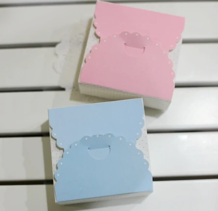 50 mini paper cake box christmas wedding box for macaron gift bakery mini cake box