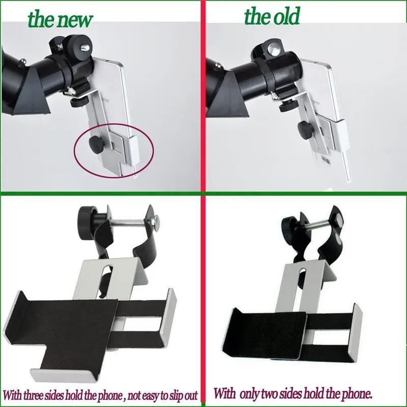 Datyson 38 мм-50 мм Совместимость с биноклем Монокулярные зрительные прицелы телескопы адаптер смартфон Capturer