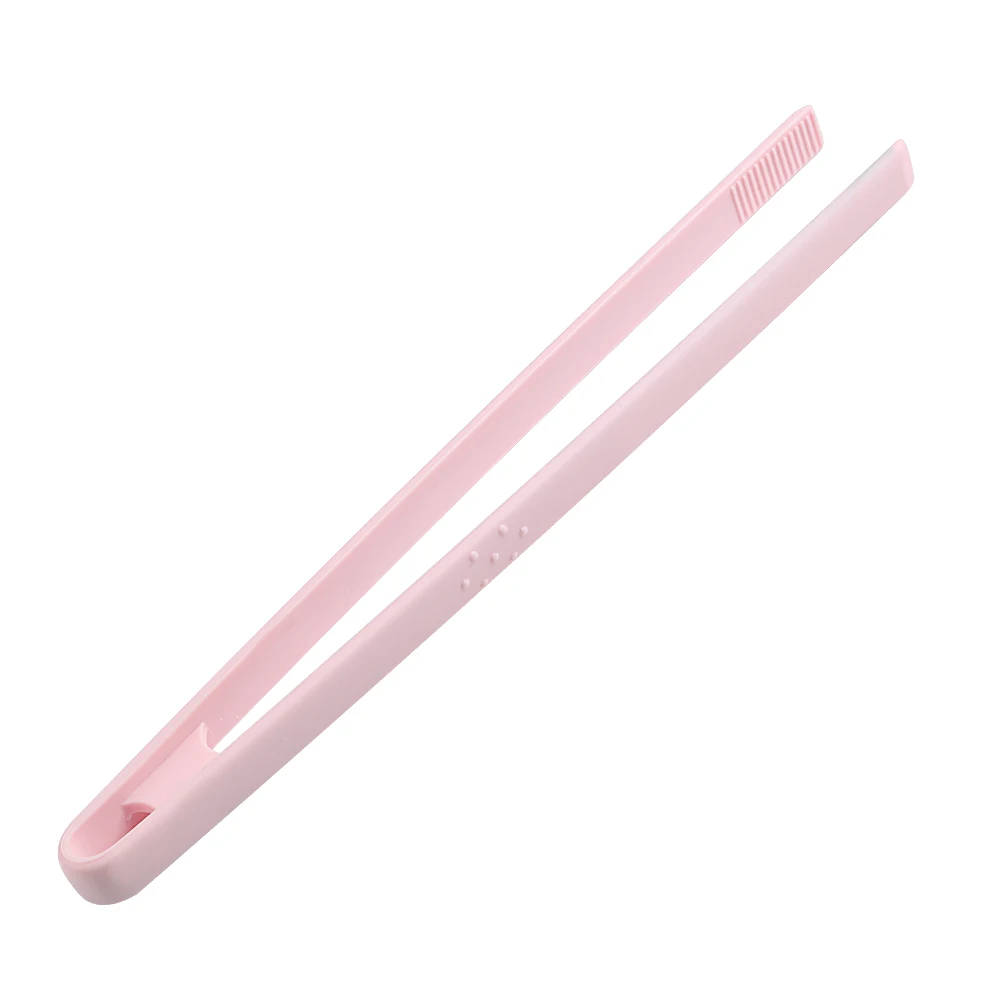 HILIFE 30 см длина силиконовая еда Tong хлеб торт клип принадлежности для барбекю инструменты для выпечки - Цвет: Розовый