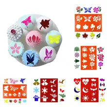 Многоразовый трафарет спрей узор Картина Искусство DIY домашний декор Скрапбукинг альбом ремесло торт конфеты полый шаблон торт@ P