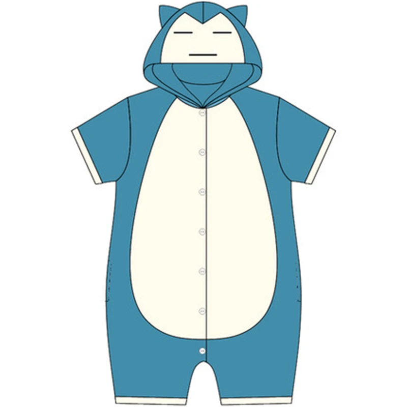 Аниме Покемон милый Snorlax Косплей костюмы комбинезоны пижамы повседневная домашняя одежда для сна Одежда для влюбленных подростков подарок