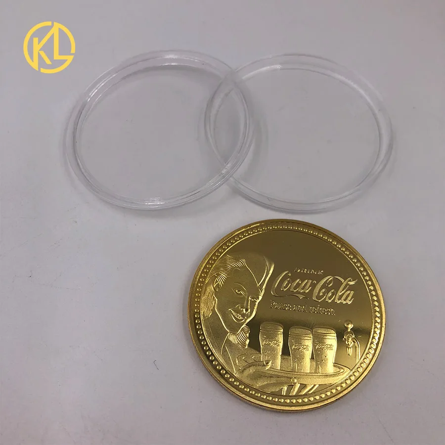 

HOT Custom Design Drink Commemorative Challenge gold plated Coin for club or bar members souvenir collection gifts
