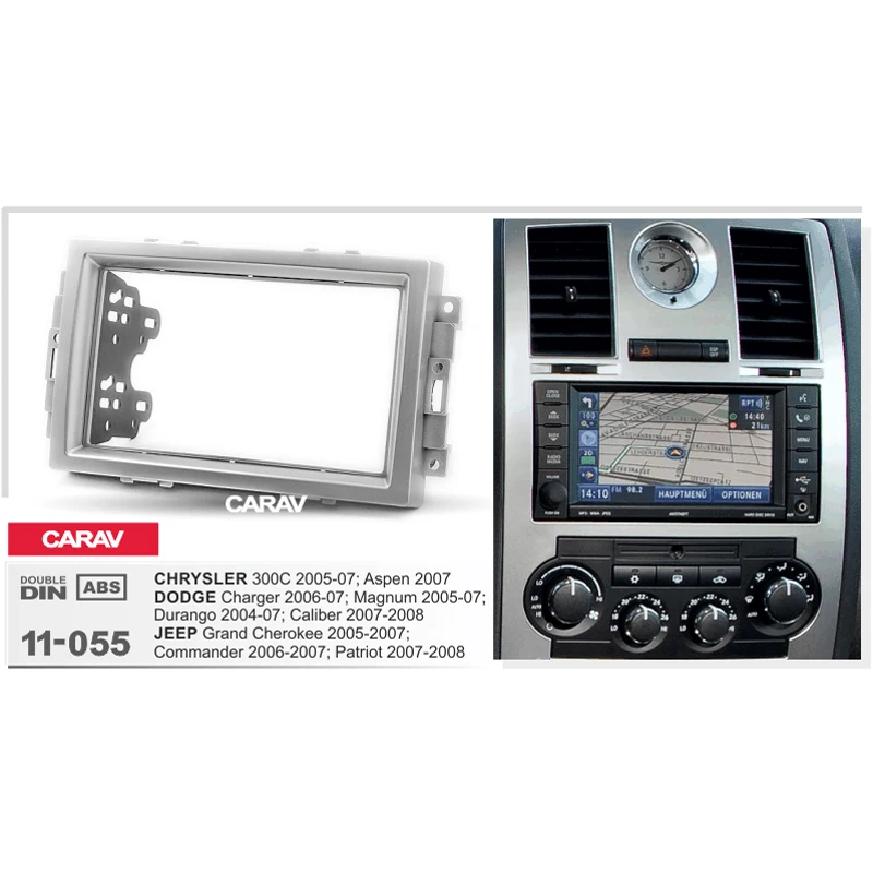 CARAV 11-055 Высококачественная радиоустановка для CHRYSLER 300C/ DODGE Charger Magnum/ Grand CherokeePatriot