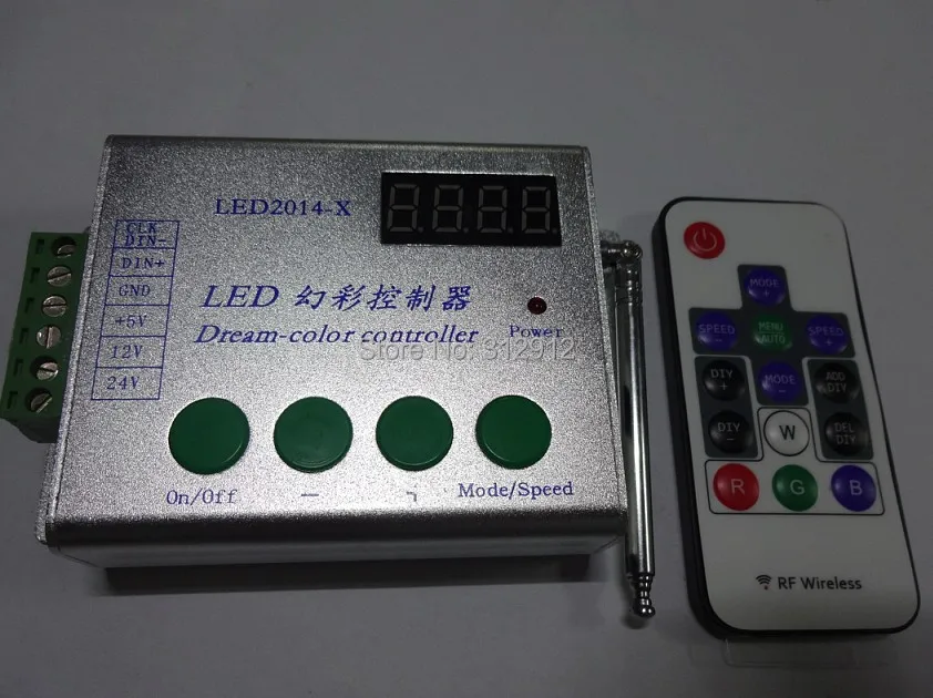 LED 2014 X 14 клавиш радиочастотный светодиодный пиксельный контроллер поддержка