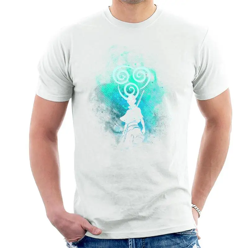 2018 Avatar The Last Airbender Aang Silhouette Men's T-Shirt | Мужская одежда