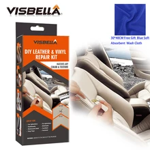 Cheap Visbella Professional DIY Leather Vinyl Repair Kit Coats Holes Scratch Cracks Auto Car Care Repair kit Restore Tools with cloth Cheap Visbella Professional DIY Leather Vinyl Repair Kit Coats Holes Scratch Cracks Auto Car Care Repair kit Restore Tools with cloth