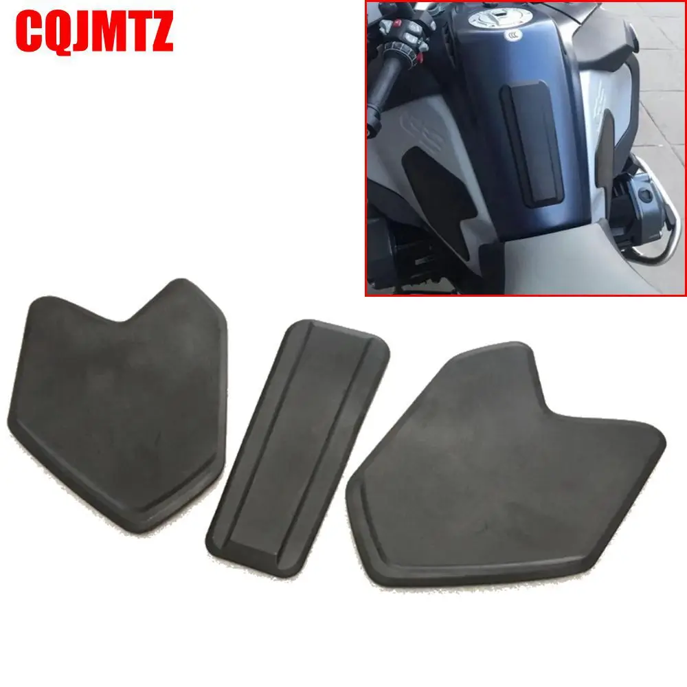 

Motorcycle Upper/Side Tank Stickers Rubber Peel Fuel Tank Pads Protector For BMW R1200GS LC ADV 2008-2017