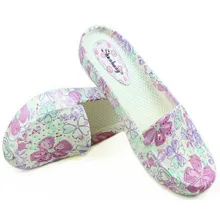 Floral de Las Mujeres Zapatos de Baile de Los Planos de Las Señoras Zapatos Planos Ocasionales Mujer Zapatos Moda Zapatos Suaves Para Mujer Más Tamaño