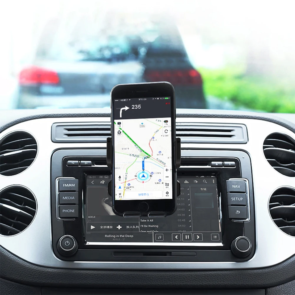 Автомобильный CD порт, крепление, беспроводное зарядное устройство, держатель для iPhone 11 Pro X Max, samsung Note 10, S10, быстрая зарядка, автоматический навигационный кронштейн