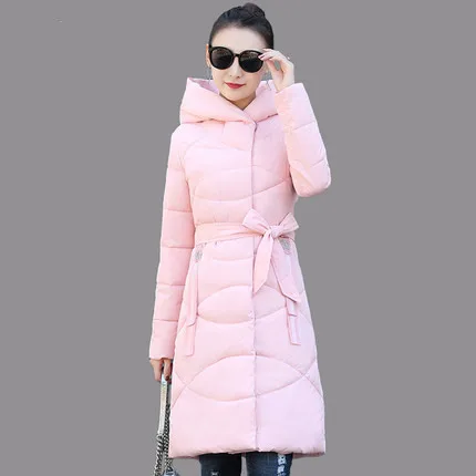  Medium Long Cotton Clothing Winter Jacket Women Slim Fit Female Jacket Redk Jacket Women parka Winter Woman Coats 2018 M -2XL (22)