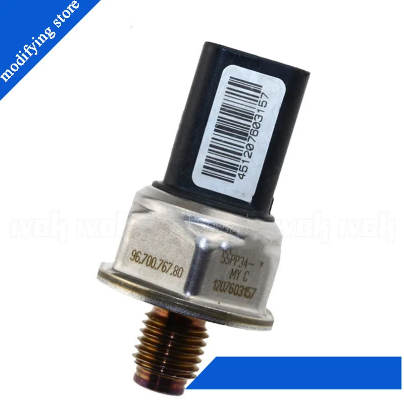

9670076780 Genuine Fuel Rail Pressure Sensor For Peugeot 206 208 Citroen 1.4 1.6 Hdi V OLVO V40 D2 1.6D 9670076780 55PP34-01