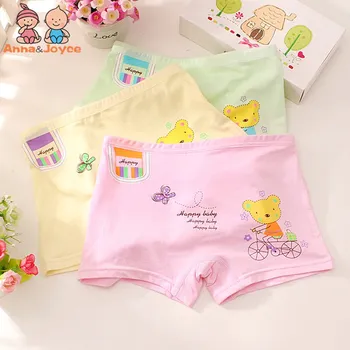 

12Pc/lot Baby Pure Cotton Boxers Underwear Underpants Cartoon Print Multi Color Soft Underwear Pants for 2 To 10