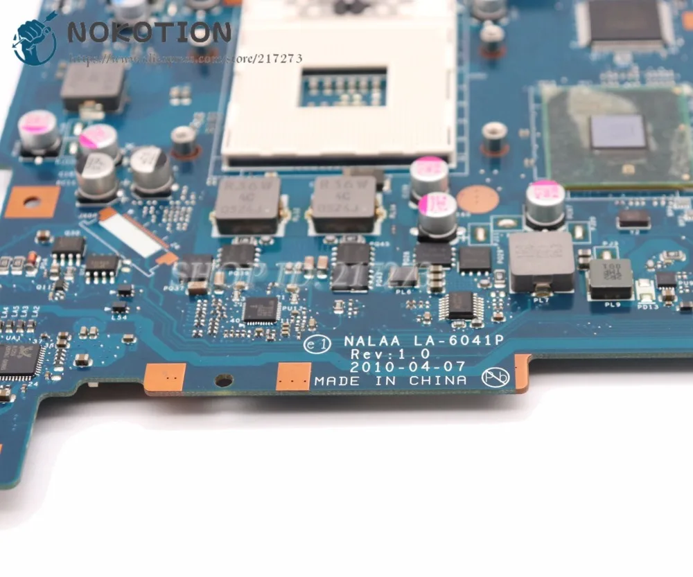 Материнская плата NOKOTION для ноутбука Toshiba Satellite L670 HM55 UMA K000103760|Материнские платы| |