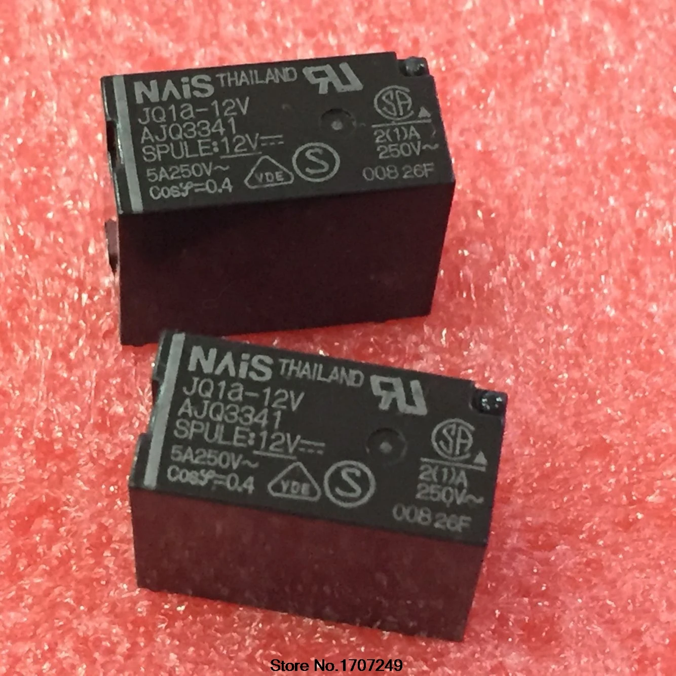 

Free Shipping 100% new original relay 10pcs/lot JQ1A-12V 5A 4PIN ( Please Remark desired model )