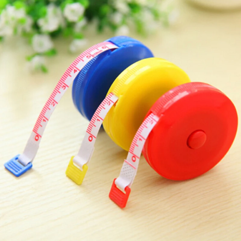 10pcs Retractable Ruler Tape Measure 60 inch Sewing Cloth Tailor 1.5M