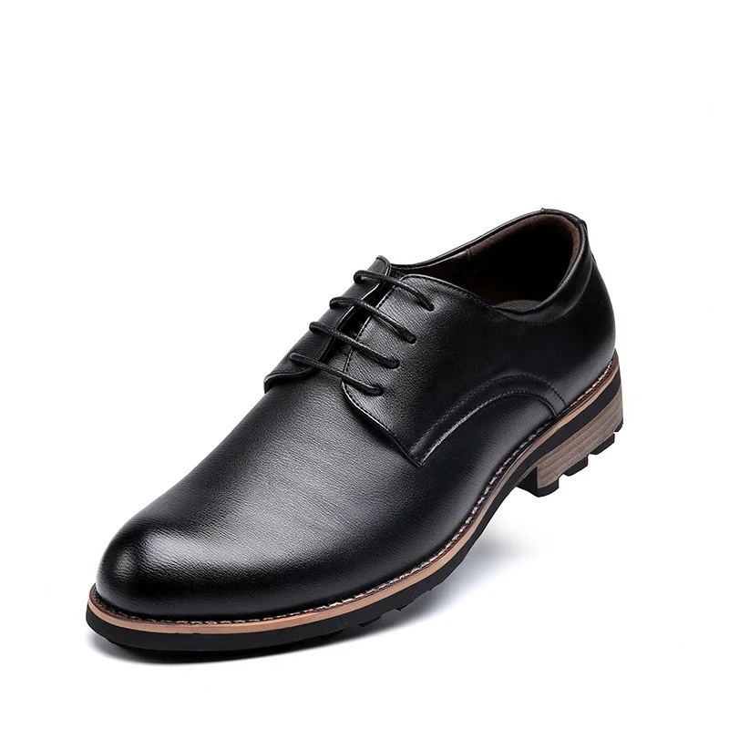 Britannique Casual kaki Robe Bout Aa20447 Noir Pointu De Luxe Hommes 2018 Mode Style Chaussures Oxford En Cuir Appartements Pour YqvUxw8F1