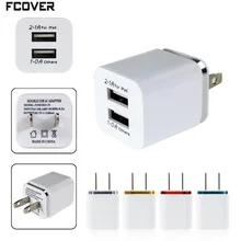 2.1a стены Зарядное устройство Plug США ЕС Dual USB AC Адаптеры питания 2 порта универсальный