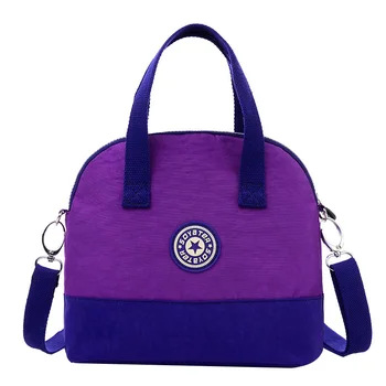 

New nylon waterproof Women bag large capacity zipper Women shoulder bag crossbody bag fashion Patchwork style Women handbags bag