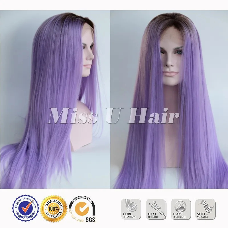 perruque violette pas cher