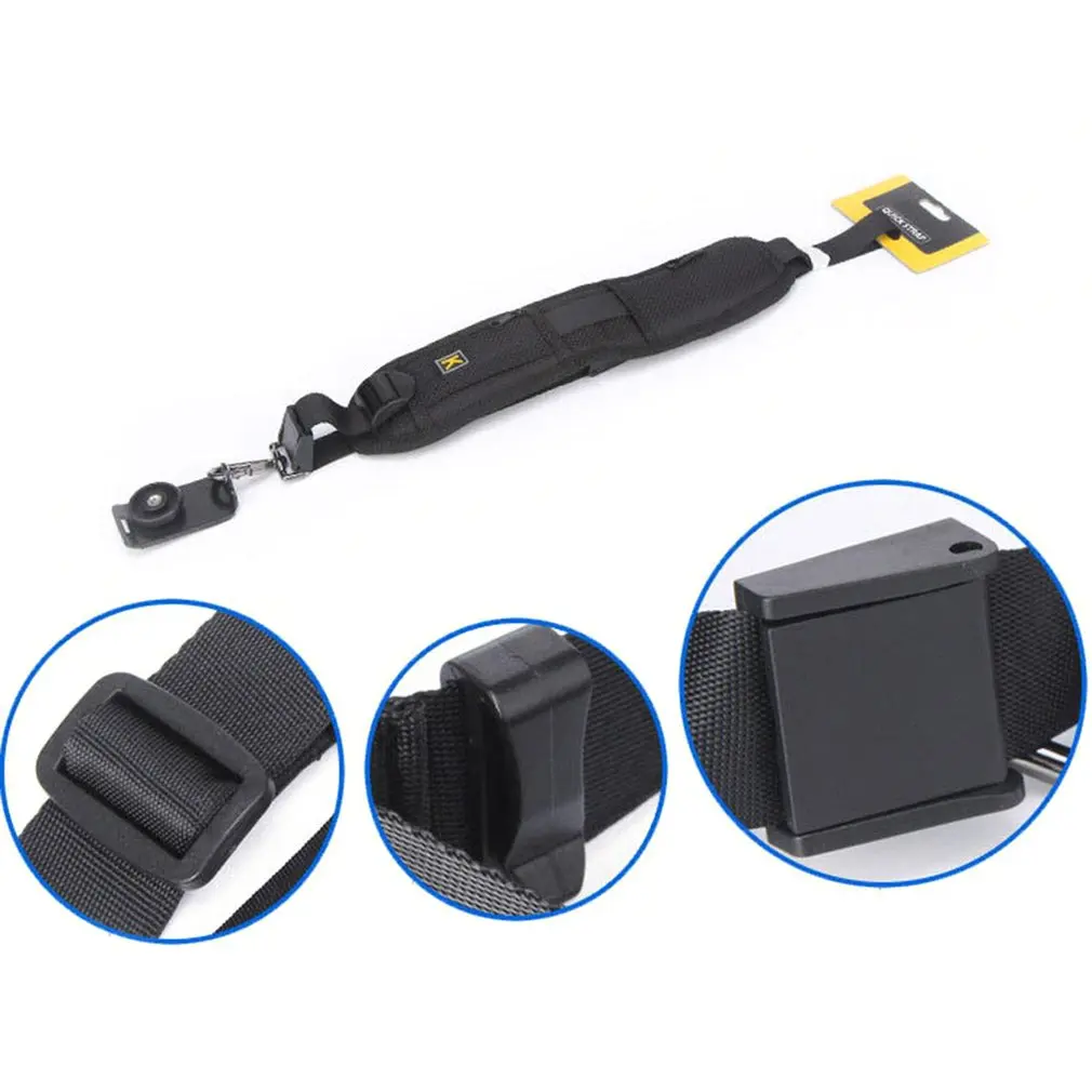 Quick Sling Camera Single Shoulder Belt Adjustable Shockproof Nylon Strap for Canon for Sony for Nikon SLR DSLR Cameras